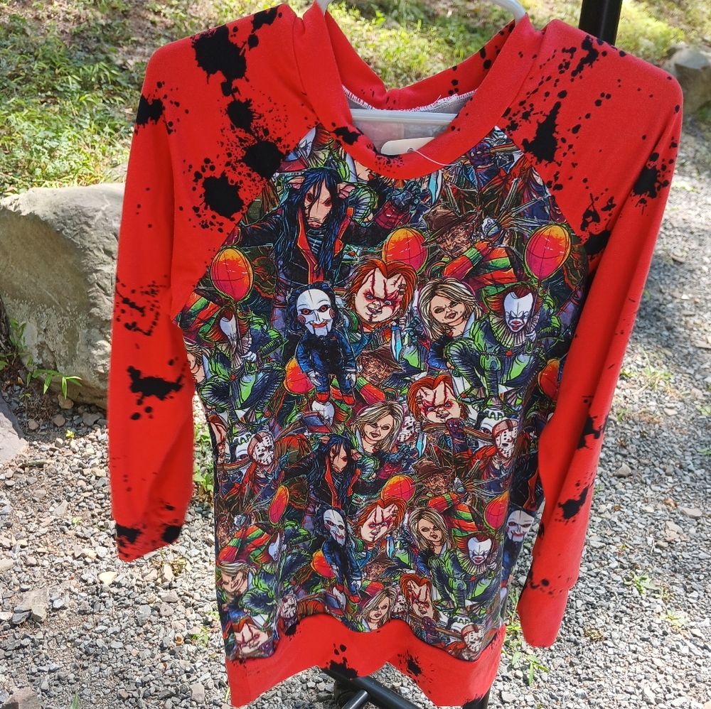 Horror Themed Raglan Dress